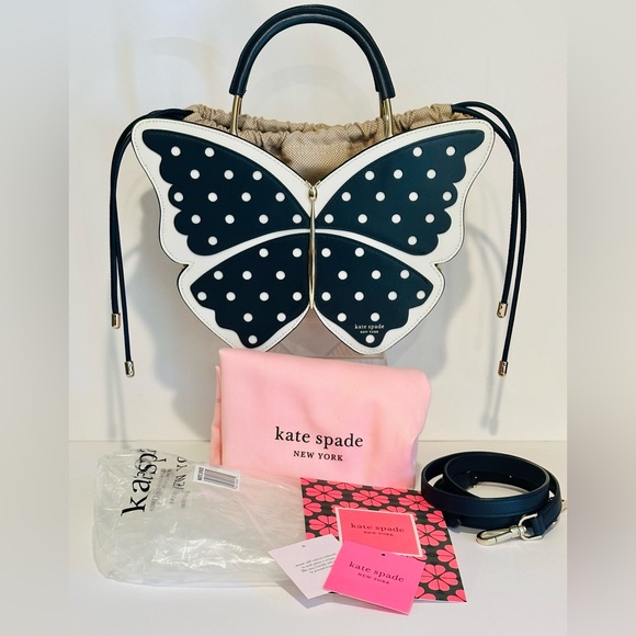 kate spade Bags Kate Spade Wing It 3d Wicker Butterfly Bag Poshmark